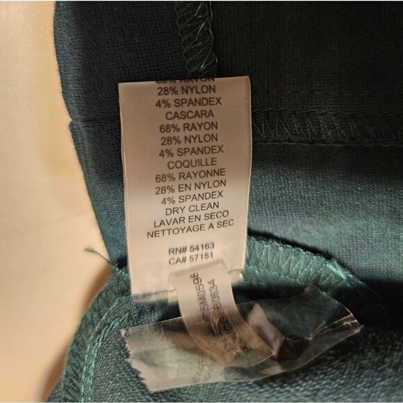 Vince Camuto dress forest green women's 6 Pre-owned - Picture 4 of 5